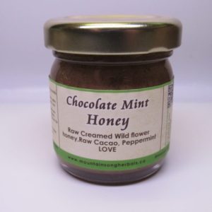 Chocolate Mint Creamed Honey